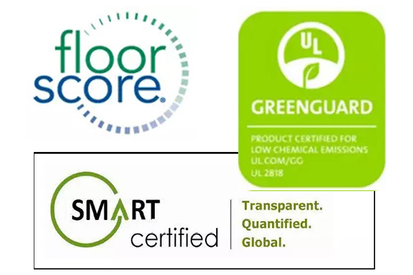 FloorScore、Greenguard、SMaRT產(chǎn)品認(rèn)證
